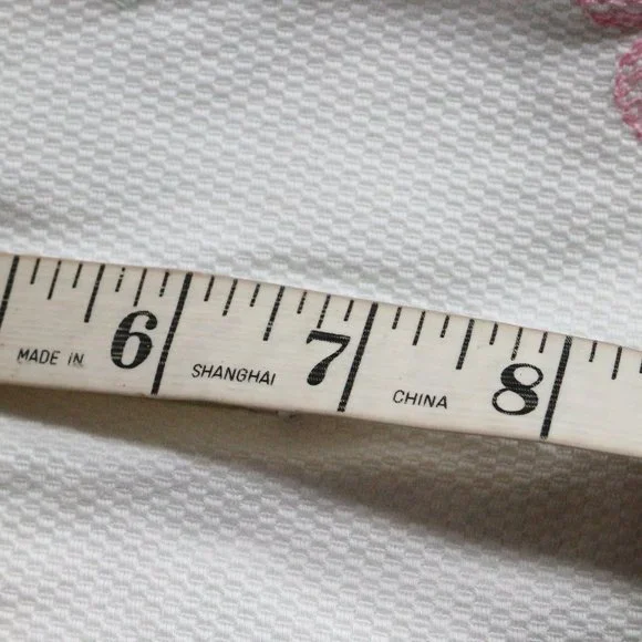 CYNTHIA STEFFE White/Pink Floral A- Line Midi Skirt Sz 12 - Picture 9 of 10